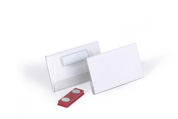 Durable 8116-19 Magnetic Badge 40X75Mm 8116-19