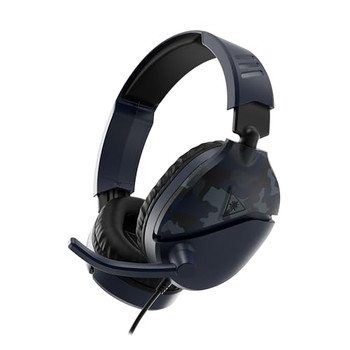 Turtle Beach Recon 70 Wired 3.5Mm Connector Blue Camo Xbox Playstation 4 And 5 P TBS-6555-02