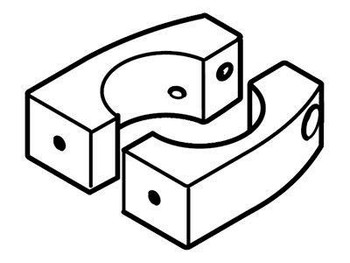 Ergotron 60-423-003 Split Pole-Mount Bracket 60-423-003