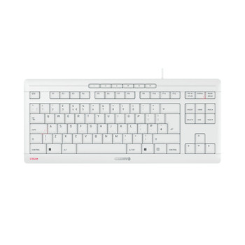 Cherry Stream TKL Wired Keyboard No Number Pad Light Grey JK-8600GB-0 CH09734