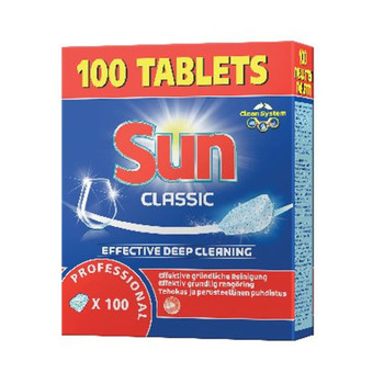 Sun Professional Dishwasher Tablets Pack of 100 7515207 AU70074