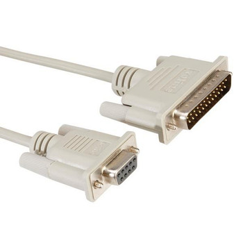 Roline 11.01.4518 Modem Cable. Db9 F - Db25 M 11.01.4518