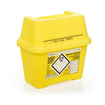 Sharpsafe Sharps Bin 2Ltr Yellow Size 2LTR CM0643