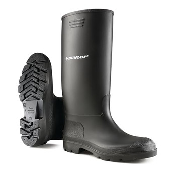 Dunlop Pricemaster Non-Safety Wellingtons Black Size 11 BBB11
