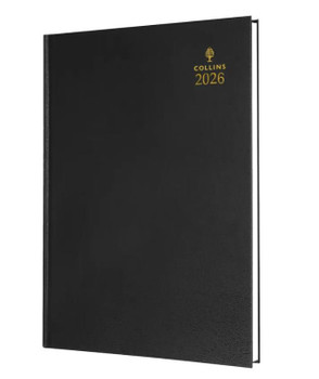 Collins 35 Desk Diary A5 Week To View 2026 Black 35.99-26 823309