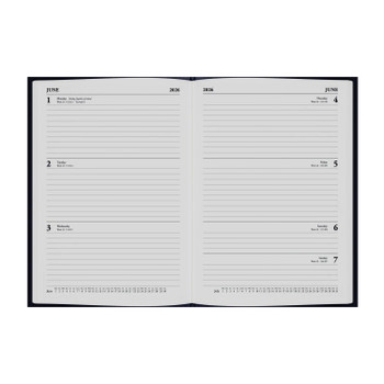 Collins 35 Desk Diary A5 Week To View 2026 Black 35.99-26 823309