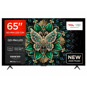 TCL C6K TV - Premium QD-MiniLED TV 165.1 cm 65" 3840 x 2160 pixels 4K Ultra HD 65C6K-UK
