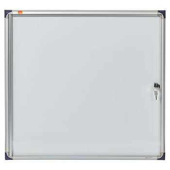 Nobo Extra Flat Magnetic Whiteboard Display Case Lockable 6 X A4 680X730mm 19008 1900847