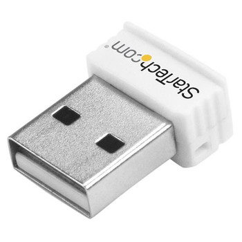 Startech.Com Usb 802.11N 1T1r Usb Wifi Adapter White USB150WN1X1W