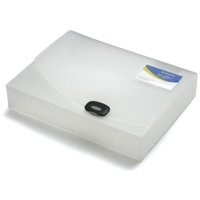 Rapesco 60Mm Rigid Wallet Box File A4 Clear 0714