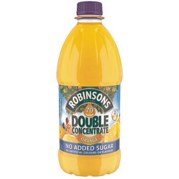 Robinsons Double Concentrate Orange Squash No Added Sugar 1.75 Litre Pack o BRT14654