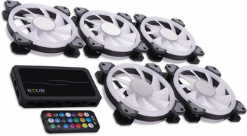Gelid AMBER8 Pro Bundle 5x Stella Infinity 120mm ARG Fans and Controller GEL-AMBER8-PRO-BUNDLE