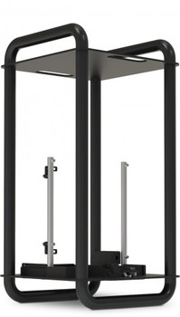 Streacom DA6 Black Open PC ITX Chassis ST-DA6B