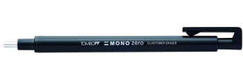 Tombow Eraser Mono Zero Round 23Mm Black EH-KUR11