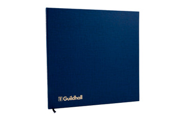 Guildhall Account Book Casebound 298X305mm 4 Debit 16 Credit Column 80 Pages Blu 51/4-16Z