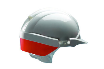 Centurion Reflex Safety Helmet With Hi-Vis Orange Rear White CNS12WHVOA
