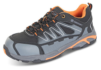 Beeswift Safety Trainer S3 Composite Black/Orange Size 13 CF2913