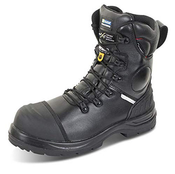 Beeswift Trencher Plus Side Zip Boot Black Size 10 CF67BL10