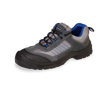 Beeswift Mesh Active Trainer Shoe Black/Blue Size 12 CF1712