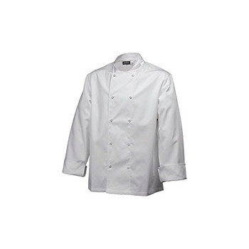 Beeswift Chefs Jacket Long Sleeve White Size L CCCJLSWL