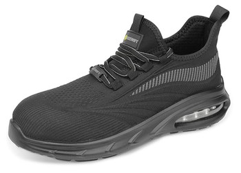 Beeswift Sutton Flyknit Composite Bubble Sole Safety Work Trainer Black Size 9 CF10109