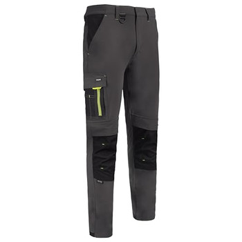Beeswift Flex Workwear Trousers Grey / Black Size 28T SFTGYBL28T