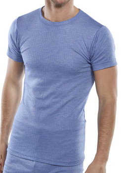 Beeswift Themal Vest Short Sleeve Blue Size XXXL THVSSXXXL