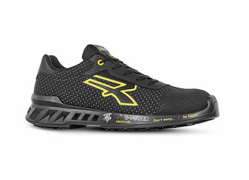 Upower Matt Light Safety Shoes Esd Black Size 3 UPRV2001403