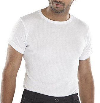 Beeswift Themal Vest Short Sleeve White Size XXXL THVSSWXXXL