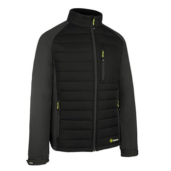 Beeswift Flex Workwear Padded Jacket Black/Grey Size M SFPJBLGYM