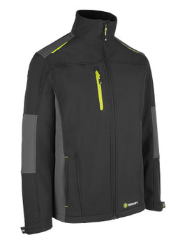 Beeswift Flex Softshell Jacket Black/Grey Size 5XL SFSJBLGY5XL