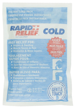 Rapid Relief Instant Cold Pack Large 5"X 9" White Size 9" RA35359