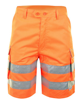 Beeswift Hi-Vis Rail Spec Shorts Orange Size 42 RSS42
