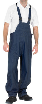 Beeswift Super Bib & Brace Navy Blue Size L SBDBBNL