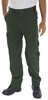 Beeswift Super Drivers Trousers Bottle Green Size 48 PCTHWBG48