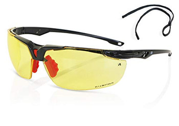 Beeswift High Performance Lens Sports Style Safety Glasses Yellow ZZ0050Y