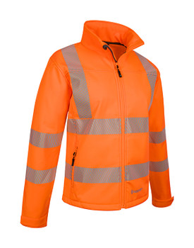 Beeswift Ladies Soft Shell Jacket Orange Size S LSSJORS