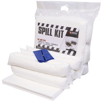 Fentex Oil And Fuel Spill Kit 40Ltr White Size 40 LITRE OSK40CT