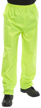 Beeswift Nylon Trousers Saturn Yellow Size M NBDTSYM