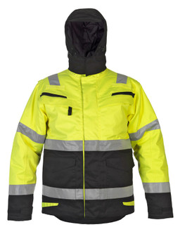 Hydrowear Matre Multi Cvc Waterproof Arc Parka Jacket Saturnyellow/Black Size M HYD043700SYBLM