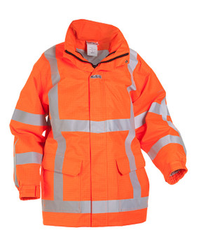 Hydrowear Markelo Multi Sns Fire Retardant Hi-Vis Anti-Static Waterproof Parka J HYD073000ORS