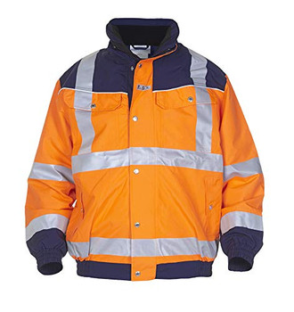 Hydrowear Furth Hi-Vis Sns Pilot Two-Tone Jacket Orange / Navy Size XL HYD02159ORNXL