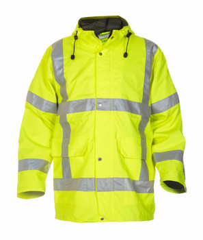 Hydrowear Uithoorn Sns Hi-Vis Waterproof Parka Jacket Saturn Yellow Size M HYD072360SYM