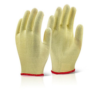 Beeswift Kevlar Light Weight Gloves Yellow Size 8 KGLW08