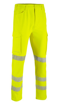Beeswift Envirowear Recyclable Trousers Saturn Yellow Size 34S EWCTRSY34S