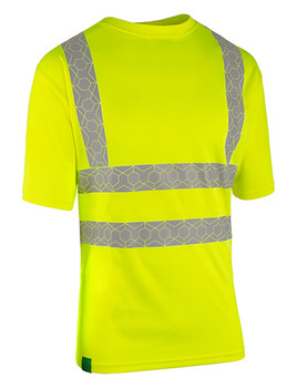 Beeswift Envirowear Hi-Vis Recyclable T-Shirt Saturn Yellow Size M EWCTSSYM