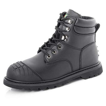 Beeswift Goodyear Welt Boot With Scuff Cap Black Size 6.5 GWBMSSCBL06.5