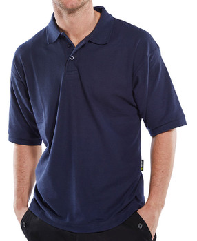 Beeswift Standard Polo Shirt Navy Blue Size L CLPKSNL