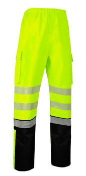 Beeswift Deltic Hi-Vis Two-Tone Ripstop Breathable Waterproof Trouser Yellow 3XL BSDTRTTSYN3XL