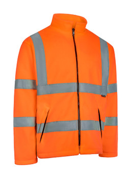 Beeswift Carnoustie Hi-Vis Fleece Jacket Orange Size XXXL CARFORXXXL
